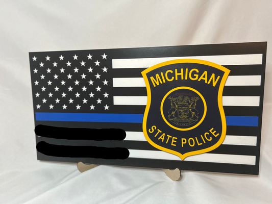 Every Day Heroes - Thin Blue Line Flag