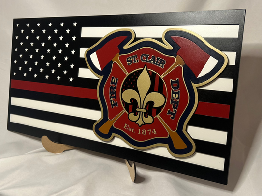 Every Day Heroes - Thin Red Line Flag