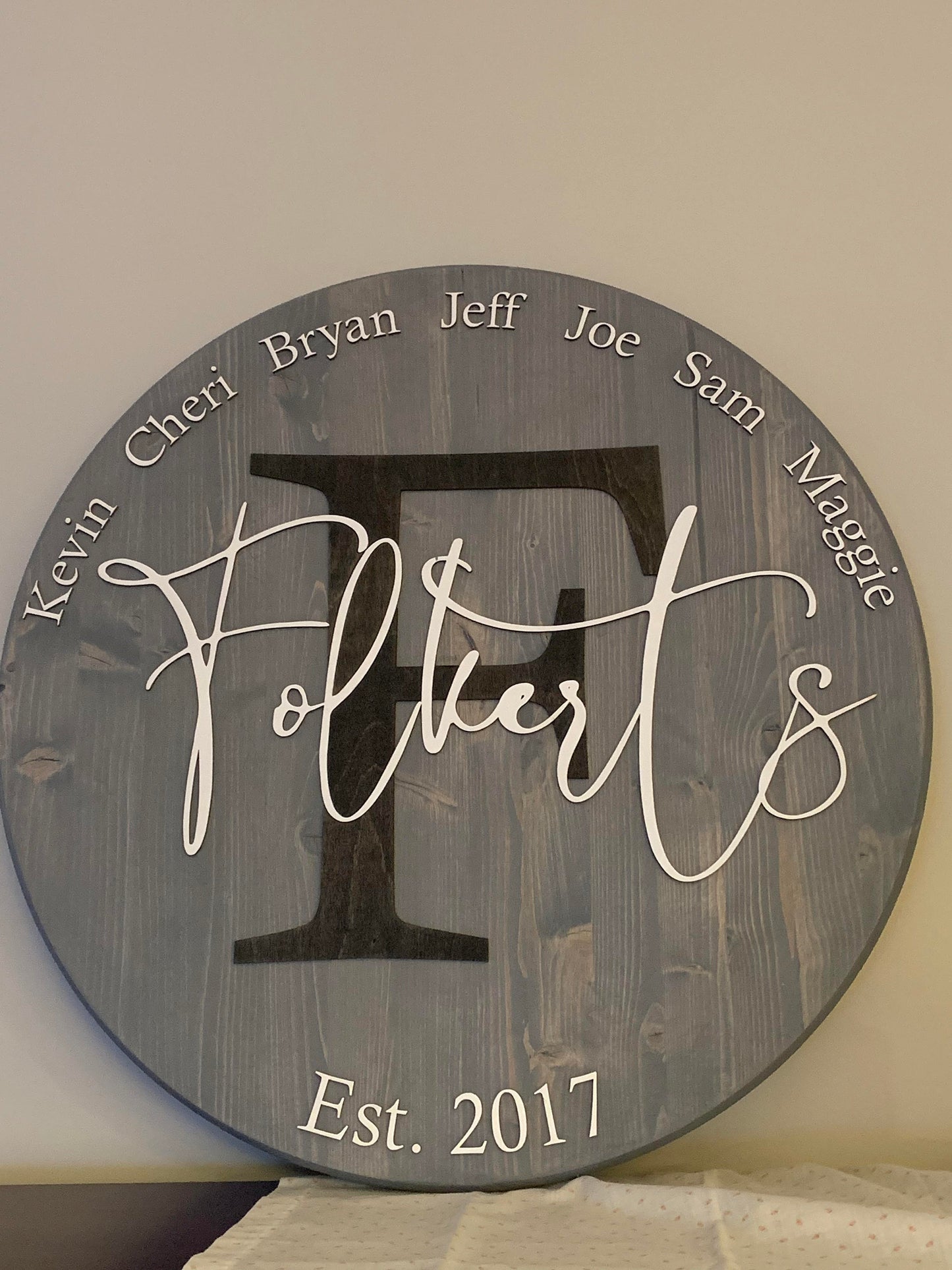 Custom Monogram Sign