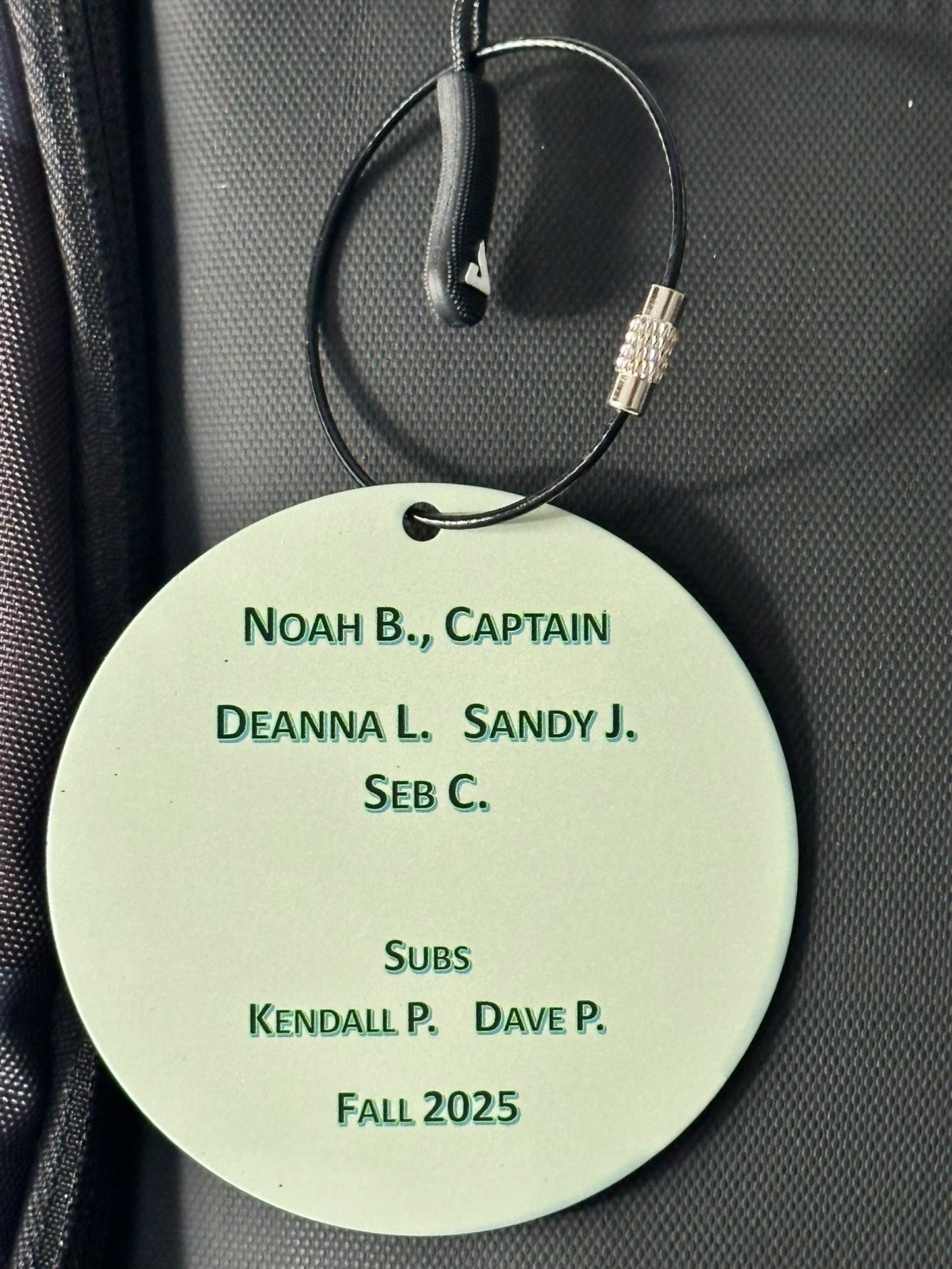 Custom Team Sublimation Tag – Personalized League, Team, or Achievement Recognition